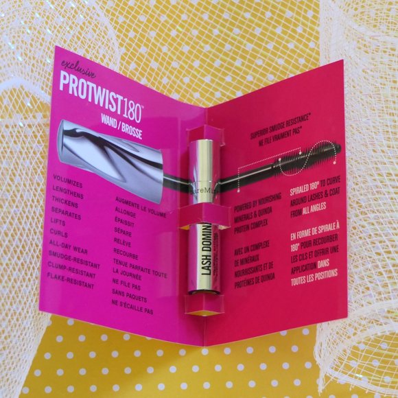 24 Count bareMinerals Mascara Lash Domination Volumizing Intense Black Sample SZ - Picture 2 of 3